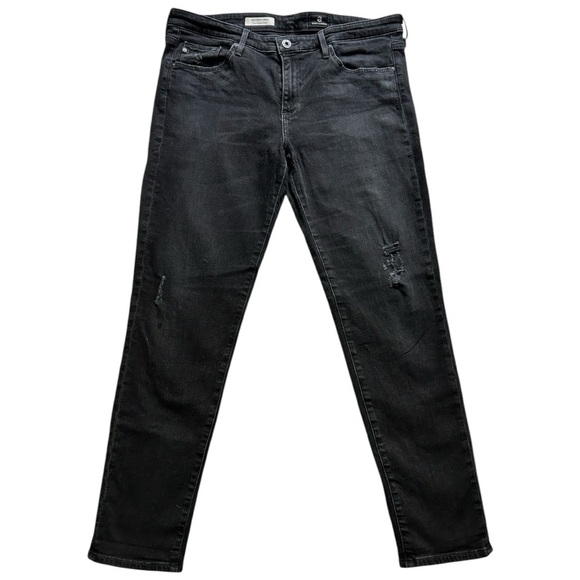 AG Adriano Goldschmied Gray Straight Leg Pants - Picture 3 of 11